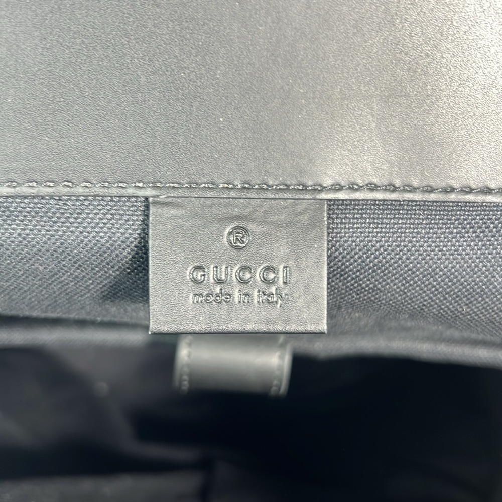 Gucci Double Pocket Backpack GG Coated Canvas Large ✅ COA Included - Picture 14 of 16